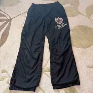 GapKids Youth XL 12 Varsity League Track Pants Black Side Stripe